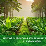 HOW WE IMPROVE OUR SOIL FERTILITY FOR MAXIMUM PLANTAIN YIELD